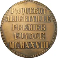 Medal - Maiden voyage of the Albertville