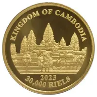 30 000 Riels Asian Elephant