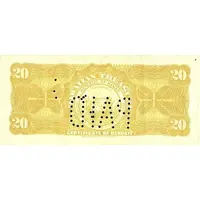 20 Dollars Gold Certificate of Deposit