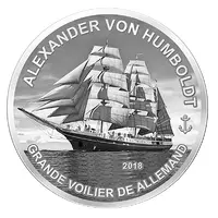 1000 Francs Guinéens Alexander von Humboldt