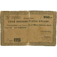 250 Gulden West-Indische Bank
