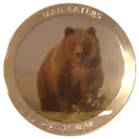 100 Shillings Grizzly bear