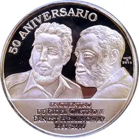 10 Pesos Castro and Hemingway