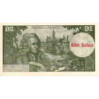 10 francs Voltaire Billet scolaire