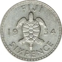 6 Pence - George V