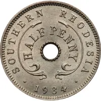 1/2 Penny - George V