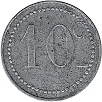 10 Centimes Chambers of Commerce Coinage