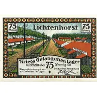 75 Pfennig Kriegs Gefangenen Lager