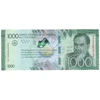 1000 Cordobas Rubén Darío