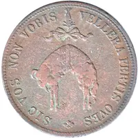1/2 Penny - E.F. Dease Launceston: Tasmania