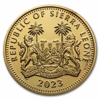 10 Dollars Egyptian God Osiris, gilded