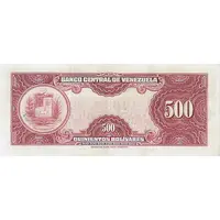 500 Bolívares Red type