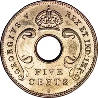 5 Cents - George V