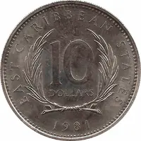 10 Dollars - Elizabeth II FAO