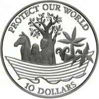 10 Dollars - Elizabeth II Noah's Ark