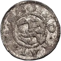 1 Schilling - Magnus Hapsal, four-sectioned shield