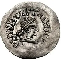 1/4 Siliqua In the name of Justinian I and Theoderic, Sirmium