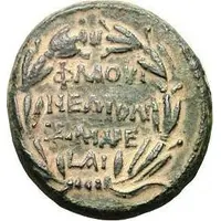 Æ25 - Domitianus ΦΛΑΟΥΙ ΝΕΑΠΟΛΙ ΣΑΜΑΡΕ L ΑΙ