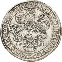 1 Thaler - Charles Wolfgang, Louis XV and Martin