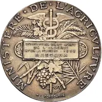 Medal - Concours Générale Agricole de l'Algérie et de la Tunisie