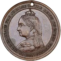 Medal - Victoria Golden Jubilee, Launceston