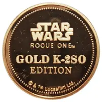 Medal - Star Wars Rogue One K-2SO Gold