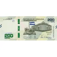 200 Lempiras Independence