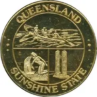 Medal - Tourist Dollar Gold Coast - Queensland, Tourist Souvenir