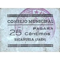 25 Céntimos Escañuela