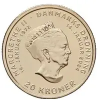 20 Kroner - Frederik X Throne accession