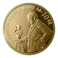 20 Kroner - Harald V Gustav Vigeland