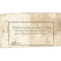 1 Rigsbankdaler Backprint on Danish note