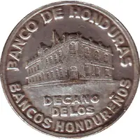 Mint Token 75 Anniversary Bank of Honduras