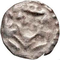 Denier Bracteate - Albert / Nikolaus Three dots