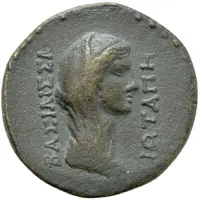 Æ - Antiochus IV and Iotape Corycus