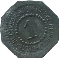 1 Pfennig - Reisholz Deutsche Carborundum Werke