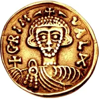 Solidus - Grimoald III and king Charlemagne