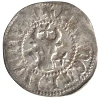 1 Groschen - Peter II Coat of arms with 2 flowers