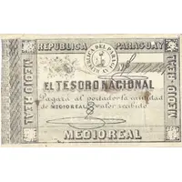 1/2 Real Tesoro Nacional