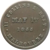 1/2 Penny - Adamson, Watts, McKechnie & Co. Melbourne: Victoria