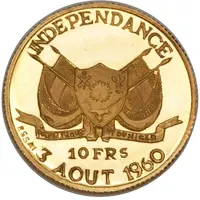 10 Francs Independence, essai