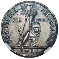 10 Reales Copper Pattern