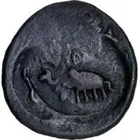 1 Unit - Maharathis of Marathwada Satavahana Feudatories, Æ Overstruck Unit