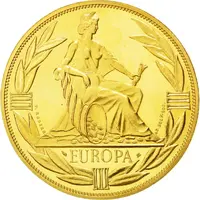 1 écu Europa - 10 pays 1982, or