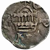 Denier - Theoderic II Temple, Epinal