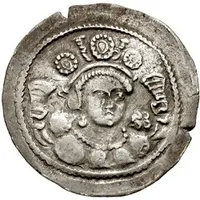 Drachm - Kidara Sassanian style, type 11A, Gandhara mint