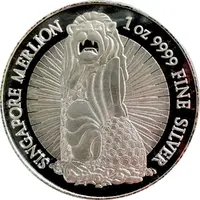 1 oz Silver Merlion Orchid - Sichuan Tianze