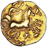 Gold Stater with triskelion on reverse