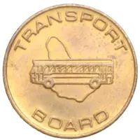 Bus Fare Token - Transport Board Bridgetown, Saint Michael
