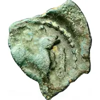Bronze ΔEIVICIACOS with bull and ear